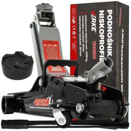 Cric auto hidraulic tip crocodil 2.5 tone VERKE V80100