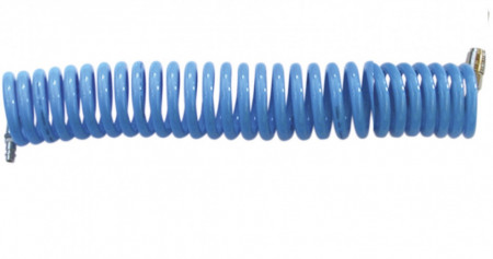 Furtun spiralat conectori aer comprimat din PU 12X8-10m; 11-32 bari. ADLER MA140.91