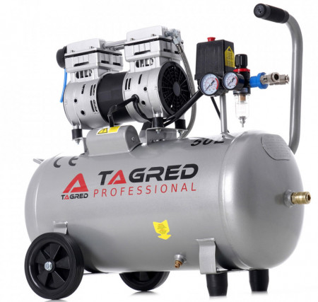 Compresor de aer profesional fara ulei 50L 8 bari 750W 180 l/min 60dB TA374