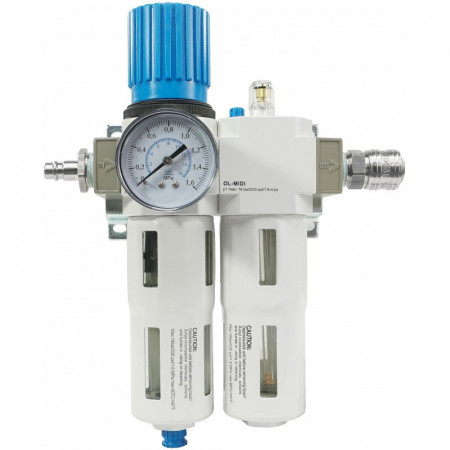 Reductor cu filtru de apa si ulei pentru aer comprimat 1/2 Verke V81233