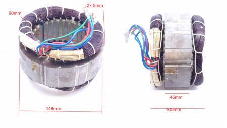 Stator pentru generator de curent 800W motor termic 2 timpi benzina NR.811