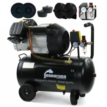 Compresor de aer industrial 2 cilindri 530 l/min 50L 2.2kW230v B-V2-2047-50L