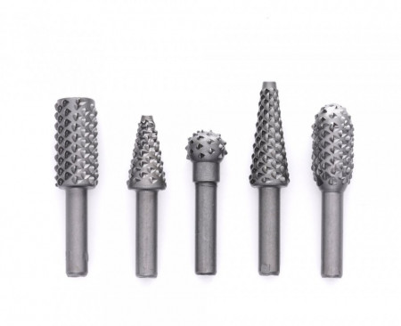 Set de 5 freze profilate HSS biax pentru lemn si metal 6.3mm TA1137 TAGRED