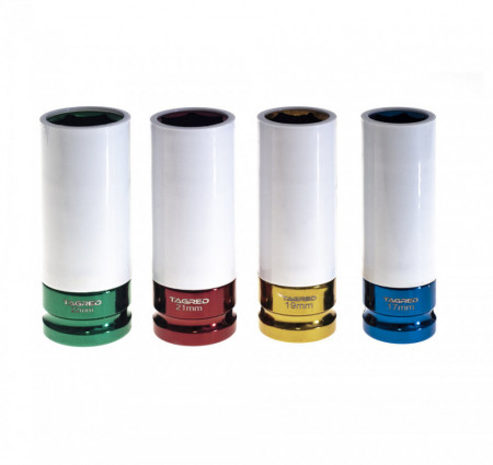 Set de chei tubulare impact 1/2" 17-22mm cu teflon TA1254
