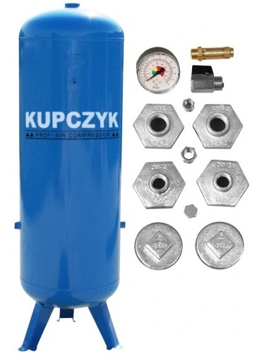 ✅ Rezervor Aer Comprimat 270L, Vertical, 11 Bari 67kg Kupczyk