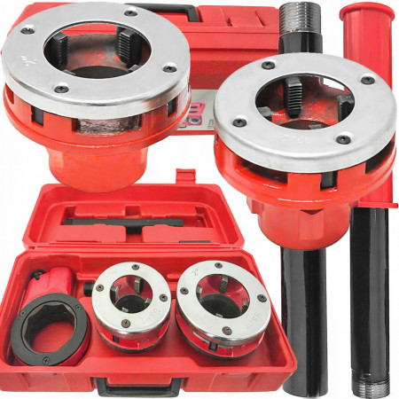 Set clupa filiera filetat manuala 2 piese 1-1/2" si 2"