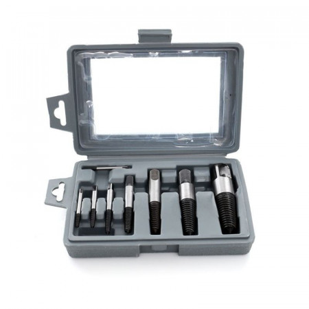 Set extractoare pentru suruburi rupte 8 elemente KraftDele KD10262
