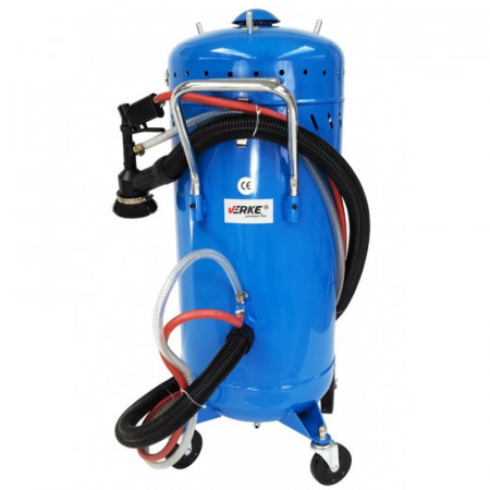 Statie de sablare profesionala cu nisip mobila 106L VERKE V81083A