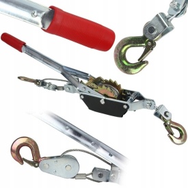 ⚙️ Troliu manual 4 tone cu cablu – două trepte de viteză, lungime 2,5 m – model MXM80741 – Kraft&Dele