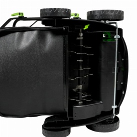 Aerator și scarificator electric KraftDele KD5427, 2400W, 32 cm, colector 40L, reglaj adâncime pentru întreținerea gazonului - Img 9
