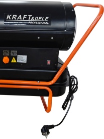 Aerotermă cu motorină KraftDele 40 kW cu evacuare gaze arse și termostat digital, model KD11714 - Img 6