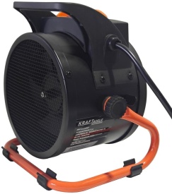 Aerotermă electrică KraftDele KD11727, 2500 W, 230 V, cu termostat și ventilator, pentru încălzire rapidă în garaj, atelier sau depozit - Img 3