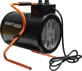 Aerotermă electrică profesională KraftDele KD11724, 10 kW, 400V, cu termostat, pentru atelier, depozit și șantier - Img 5