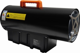 Aerotermă pe gaz 40 kW KraftDele KD11701 cu termostat, afișaj și reductor, pentru hale, ateliere și spații bine ventilate - Img 7