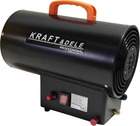 Aerotermă pe gaz LPG 20 kW KraftDele KD11703 pentru încălzire rapidă în atelier, depozit și șantier - Img 6