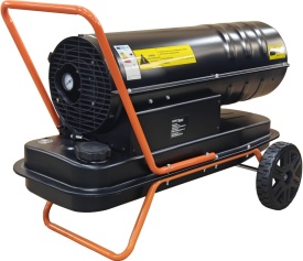 Aerotermă pe motorină KraftDele KD11710, 30 kW, cu termostat digital și afișaj LCD pentru încălzirea spațiilor mari - Img 4