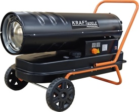 Aerotermă pe motorină KraftDele KD11711, 35 kW, cu termostat și afișaj digital, pentru încălzirea spațiilor mari