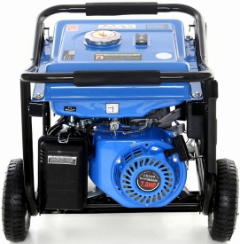 Agregat de curent monofazat KraftDele KD142, 3000 W, 230 V și 12 V, motor 4 timpi, cu roți transport - Img 7