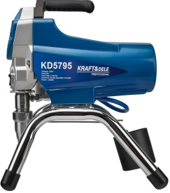 Agregat de vopsire hidrodinamic KraftDele KD5795, 1500W, debit 2,3 l/min, pentru pereți, tavane, fațade și structuri - Img 7
