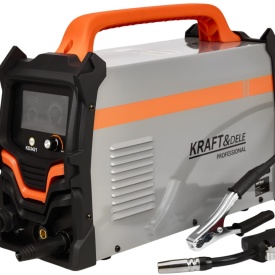 Aparat de sudură invertor KraftDele KD3421 220A 3 în 1 MIG Flux, TIG Lift și MMA cu afișaj LCD