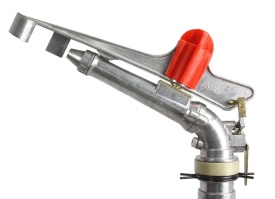Aspersor agricol Mar-Pol 360° cu 2 duze, racord 2 inch, pe stativ pliabil cu 3 picioare, pentru irigarea culturilor - Img 3