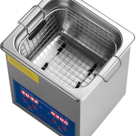 Baie ultrasonică de curățare 2L KraftDele KD500 cu încălzire, timer și afișaj LCD pentru piese fine, bijuterii și instrumente - Img 11