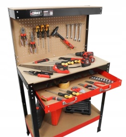 BANCA DE LUCRU CU CÂRLIGE 80x40x140 cm V83271 – Kraft&Dele