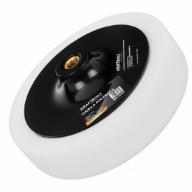 Burete de polisare alb 180 mm KraftDele KD1599, filet M14, pentru lac auto și faruri - Img 3