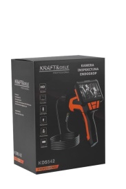 Cameră endoscopică profesională KraftDele KD5542 – Ecran LCD 4.3", Rezoluție Full HD 1080P, Cablu 5m, Sondă 8mm, IP68, Acumulator 3000mAh - Img 2