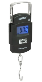 Cântar digital cu cârlig VERKE 50 kg, afișaj LCD iluminat, precizie ridicată pentru bagaje, pachete și uz gospodăresc - Img 2