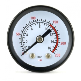 Ceas manometru presiune 16 bar 1/8" 41mm B-AC0075 Barracuda