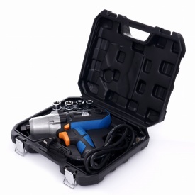 Cheie de impact electrică KraftDele KD1796 1/2 inch, 2200W, 700 Nm, cu valiză și set de tubulare - Img 4