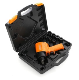 Cheie de impact pneumatică KraftDele KD1425, 1050 Nm, pătrat 1/2 inch, cu 10 tubulare de impact și valiză - Img 5
