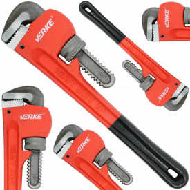 Cheie reglabilă tip Mops Stillson pentru tevi la 90° deschidere 53mm lungime 350mm CR-MO - Img 1