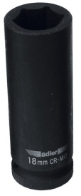 Cheie tubulara de IMPACT 1/2" ADLER AD-3513.18D 18mm varianta lunga – Kraft&Dele