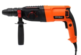 Ciocan rotopercutor KraftDele KD1690 2650W cu cap suplimentar, pentru găurire și dăltuire în materiale dure