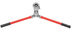 Cleste hidraulic manual pentru sertizare tevi PEX tip U 16-32 mm, cap rotativ 360°, manere telescopice, MaxRom - Img 5