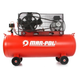 Compresor 100L W3 MAR-POL M88416 – 3 pistoane în V, 3kW, debit 360 l/min, 8 bar, monofazic 230V, motor inducție - Img 2