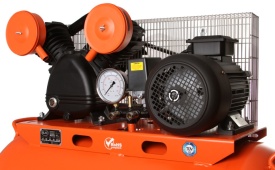 Compresor aer 270L 4kW BJC B88033 – debit 600 l/min, 8 bar, compresor profesional trifazic cu transmisie pe curea - Img 7