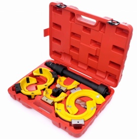 Compresor arcuri suspensie KraftDele KD10528, extractor profesional cu 3 capete de lucru, pentru arcuri 65-212 mm - Img 2