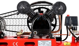 Compresor de aer cu ulei KraftDele KD407, 200L, 2 pistoane, 400V, transmisie pe curea, 8 bar, pentru atelier și aplicații intensive - Img 7