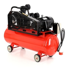 Compresor de aer cu ulei KraftDele KD408, 200L, 3 pistoane, 400V, transmisie pe curea, 8 bar, pentru atelier și aplicații intense - Img 5