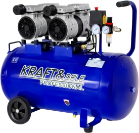 Compresor de aer fără ulei KraftDele KD4053, rezervor 100L, 3000W, debit maxim 582 L/min, 8 bar