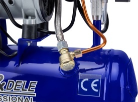 Compresor de aer fără ulei KraftDele KD4098, rezervor 9L, 550W, debit 155 L/min, compact pentru garaj și atelier - Img 10