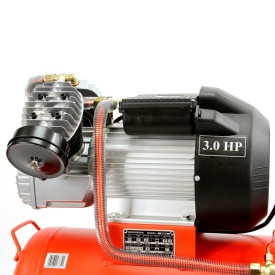 Compresor de aer Mar-Pol M88410, 50L, 3 CP, 2 pistoane, 8 bar, cu roți și manometre pentru garaj, atelier și gospodărie - Img 4
