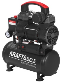 Compresor Fără Ulei 9L 850W 8 Bar – Compact, Silențios și Ideal pentru Atelier & Barbershop | KraftDele KD4080 - Img 3