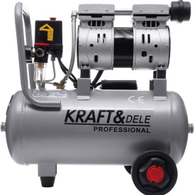 Compresor fără ulei KraftDele KD1395, 24L, 1200W, 8 bar, compresor aer pentru atelier, garaj și utilizări casnice - Img 11