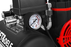 Compresor fără ulei KraftDele KD4069, 950W, rezervor 5L, 8 bar, 125 l/min, cu manometru și presostat - Img 12
