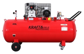 Compresor oleios profesional KraftDele 300L 9,5 kW, 8 bar, 1000 l/min, model KD1409 BR270/8 - Img 4