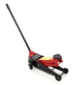 Cric auto hidraulic tip crocodil KraftDele KD396, 4T, ridicare 140-500 mm, cu roți metalice și mâner pliabil - Img 3
